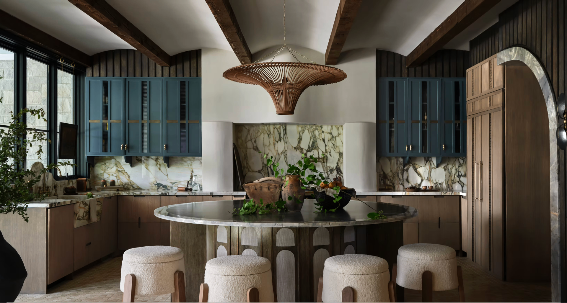 How to Sell a Luxury Home in Austin: The 2026 Seller's Guide Architectural luxury kitchen in an Austin estate with marble backsplash, custom cabinetry, and sculptural pendant