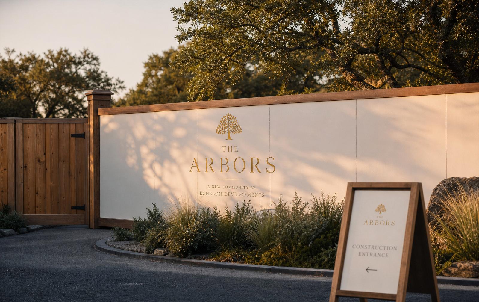 The Arbors — Construction Branding