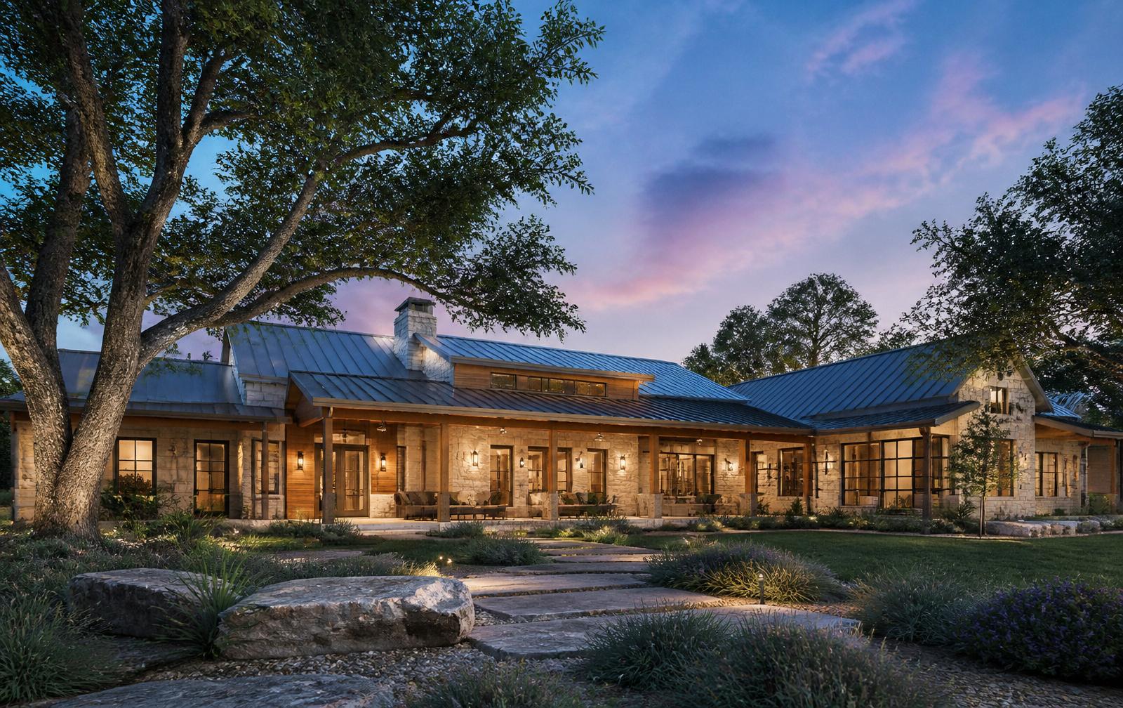 The Arbors — Hill Country residence rendering