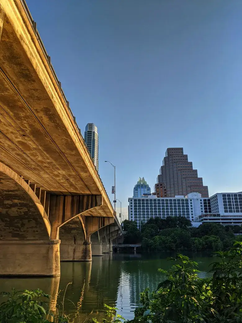 Aerial view of Austin's growth corridors